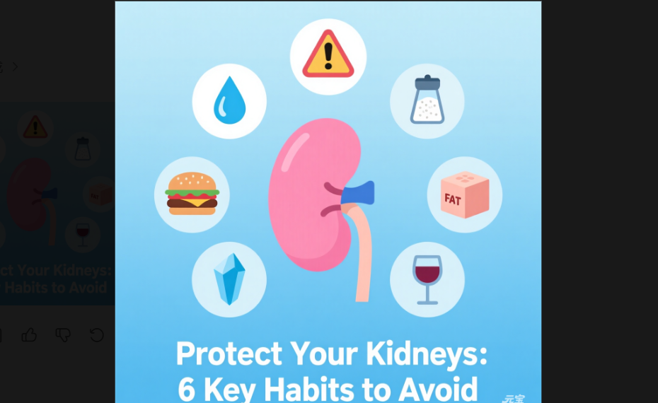 Protect Your Kidneys: 6 Key Habits to Avoid for Prevention and Management