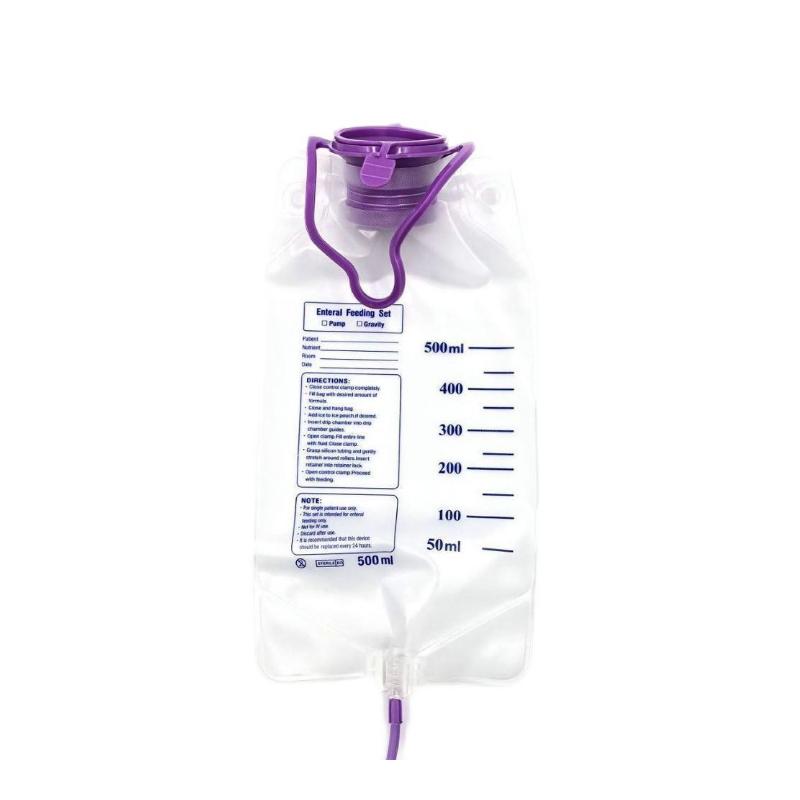 Disposable enteral nutrition bag